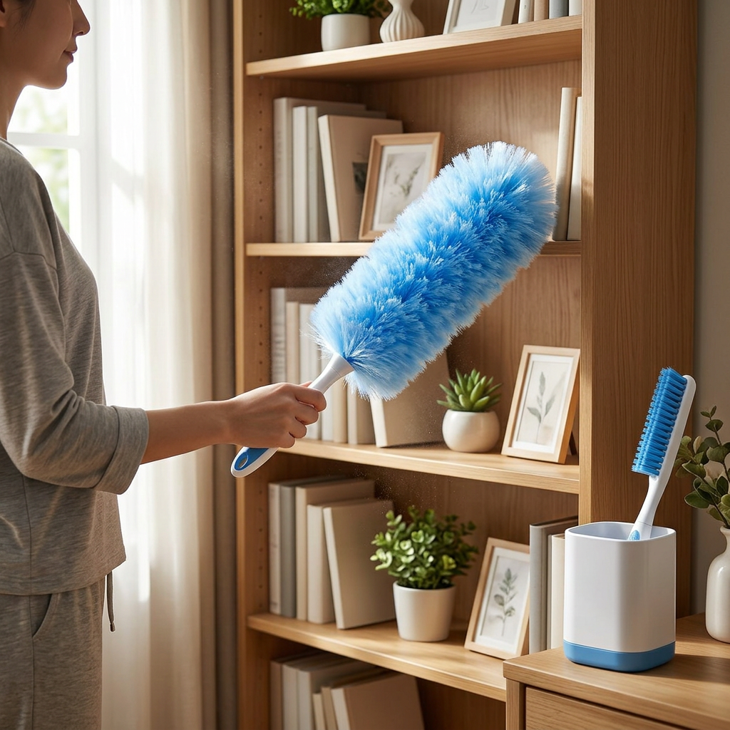 Microfiber Duster & Detail Cleaning Brush Set — 10a